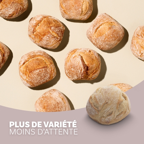 Hotelontbijt - afbeelding carrousel - Midi Rozenbroodjes - FR