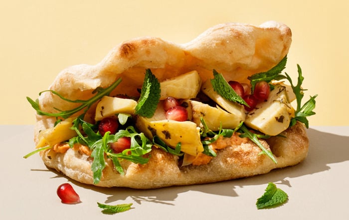 Veggie Pinsa Romana Folded