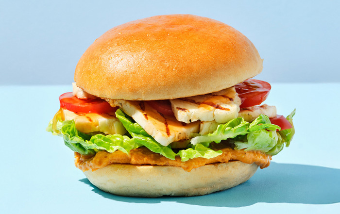 Breakfastburger brioche-style