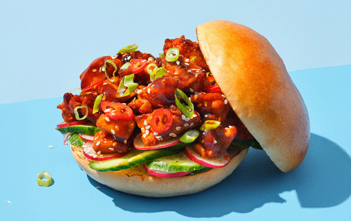 Korean Chicken Brioche Burger